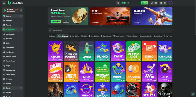 Explore the Thrills of BC.Game Casino and Sportsbook